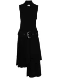 Off-White pleated-skirt buckled dress - Black