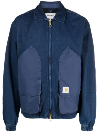 Carhartt WIP ジップアップ デニムジャケット | ブルー | FARFETCH JP