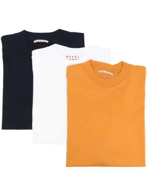 Marni short-sleeve cotton T-shirt set