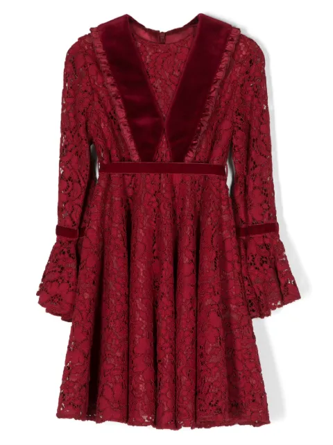 La Stupenderia vestido con detalle de encaje