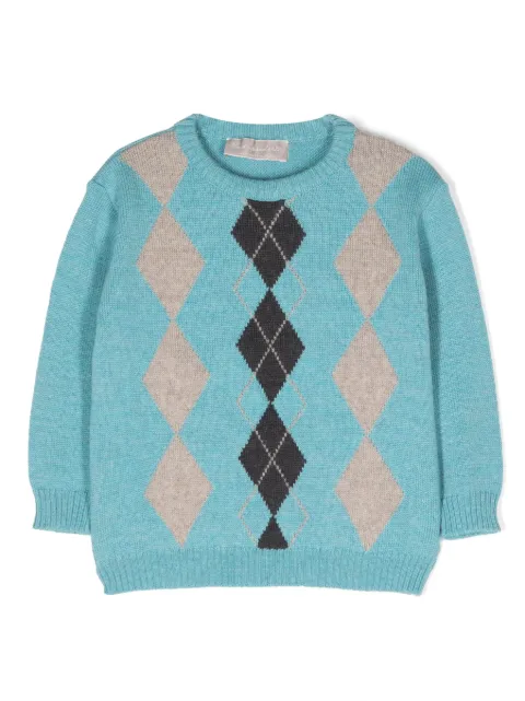 La Stupenderia Pullover mit grafischem Print