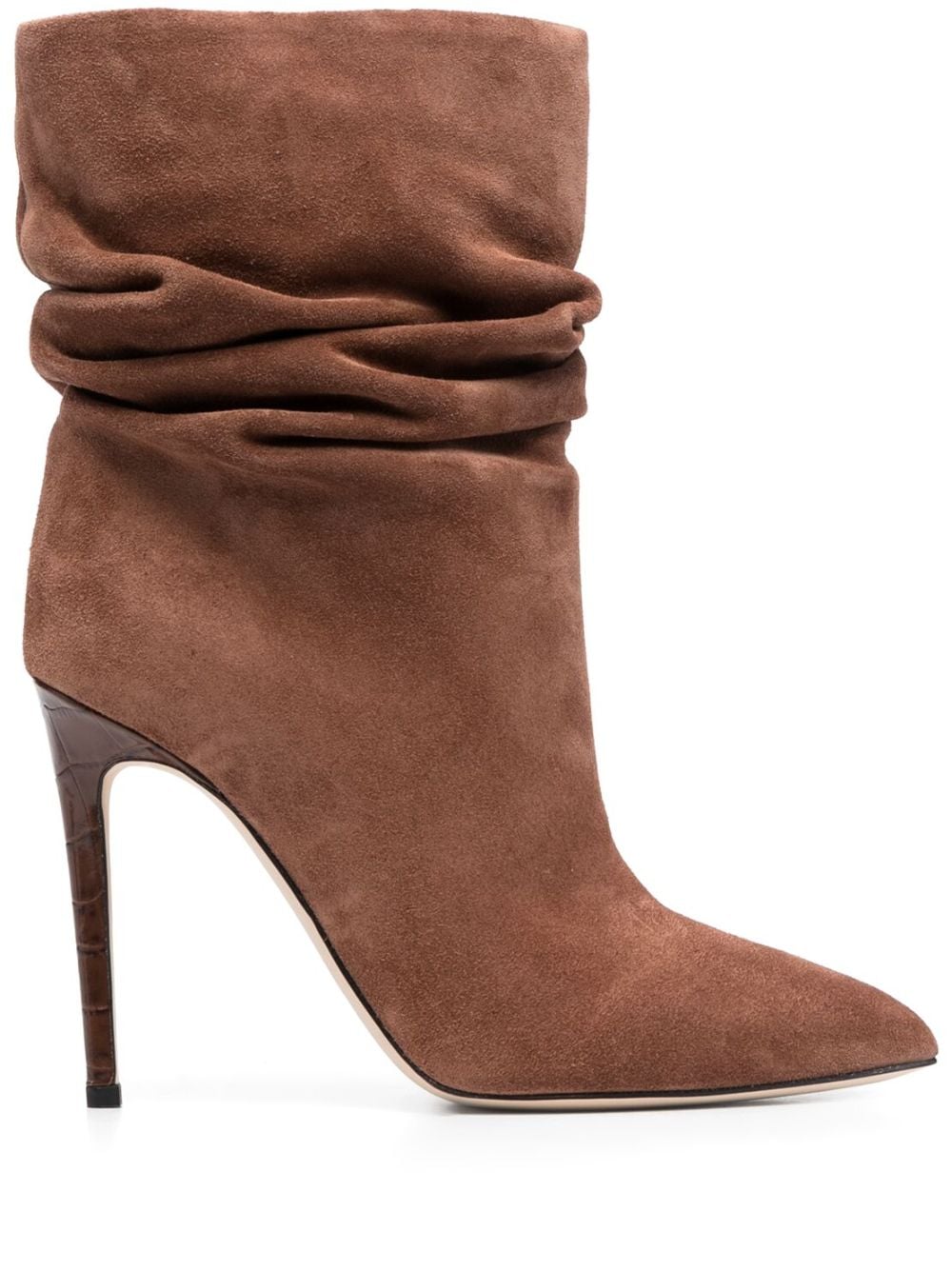 PARIS TEXAS SLOUCHY 120MM SUEDE BOOTS