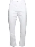 Purple Brand logo-patch wide-leg jeans - White