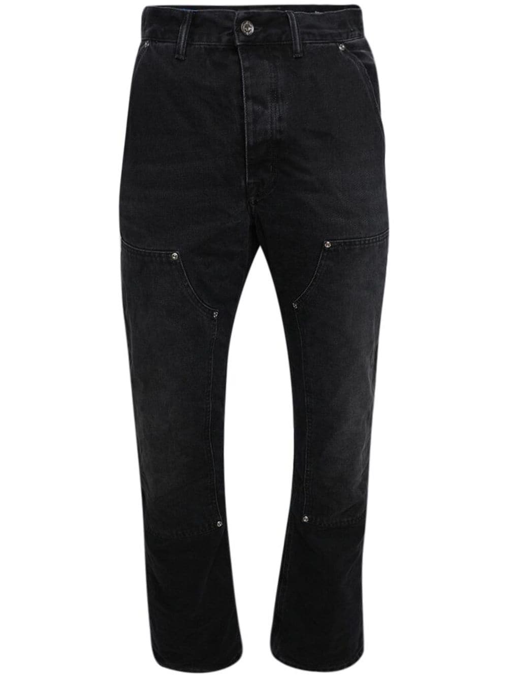 mid-rise straight-leg jeans, Purple Brand