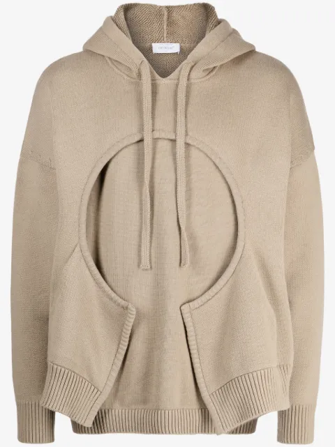 Off-White 镂空分层式连帽衫