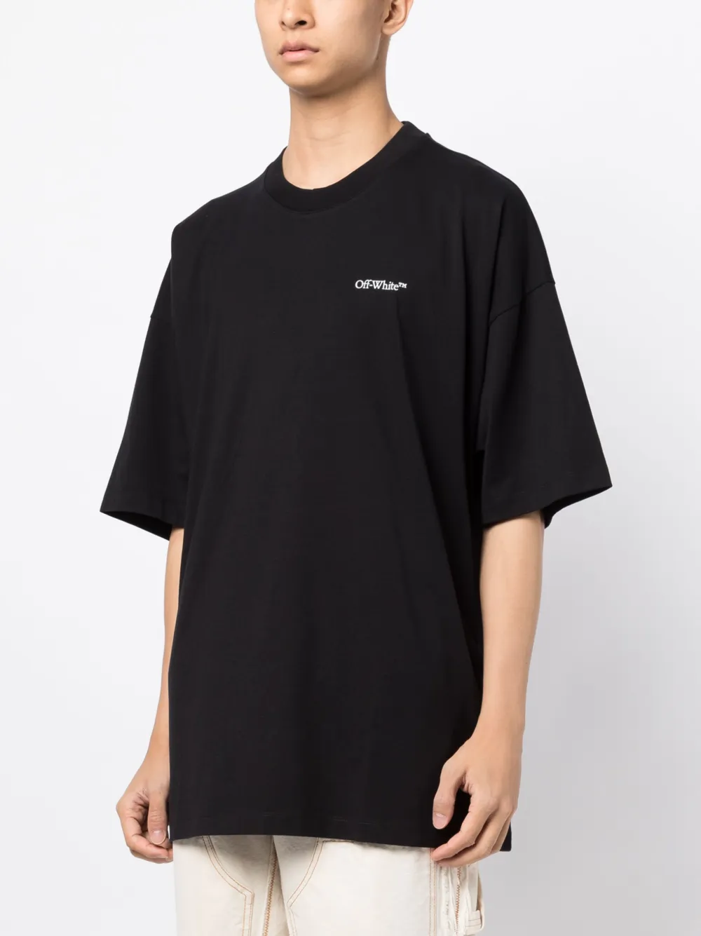 Off-white Black Cotton T-shirt