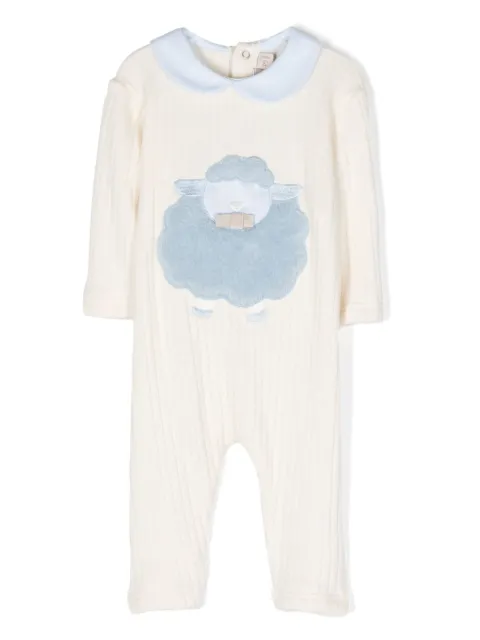 La Stupenderia embroidered-design ribbed-knit bodysuit 