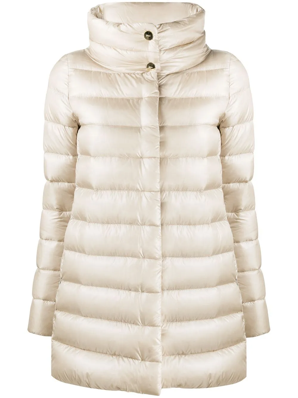 Herno Ultralight Padded Down Coat In Neutrals