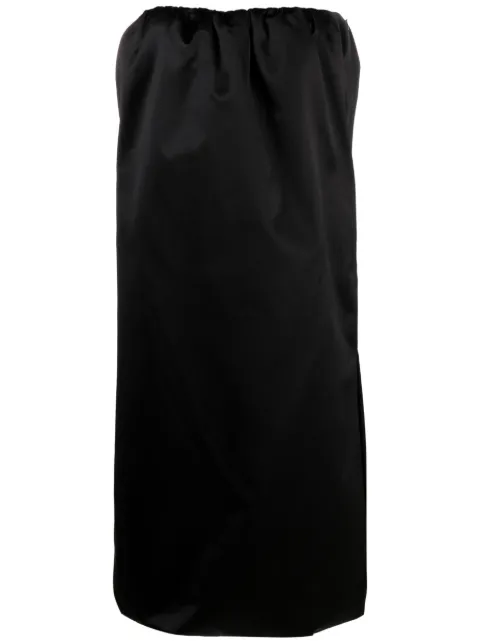 KHAITE strapless gathered dress