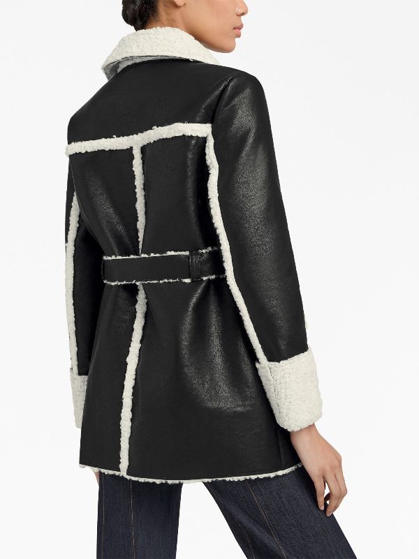 Shearling jacket hot sale river island