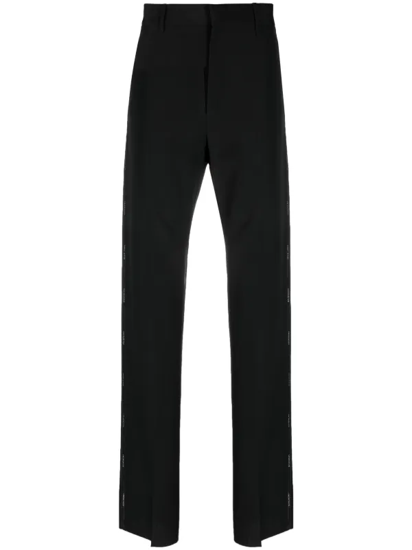Givenchy ロゴテープ テーラードパンツ | ブラック | FARFETCH JP