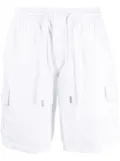 Vilebrequin logo-patch linen shorts - White