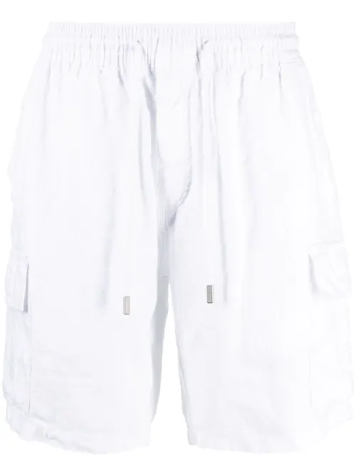 Short en lin à patch logo - Vilebrequin - Modalova
