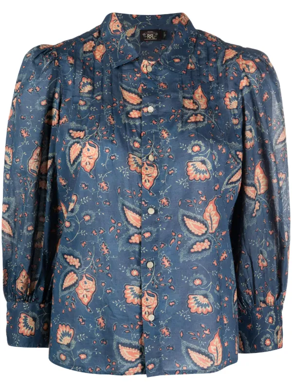 Ralph lauren flower shirt best sale