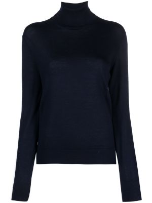 Ladies black cashmere polo neck outlet jumper