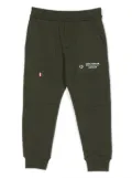Moncler Enfant graphic-print cotton track pants - Green