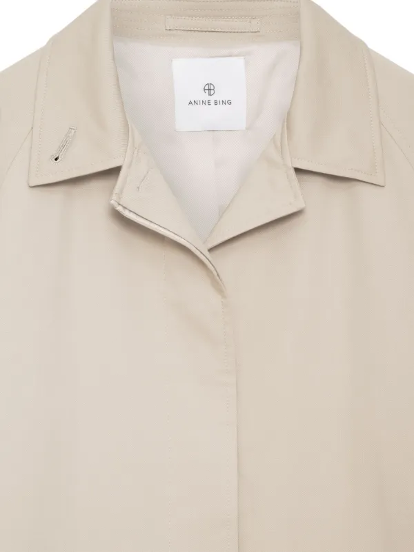 ANINE BING Randy トレンチコート | ニュートラル | FARFETCH JP