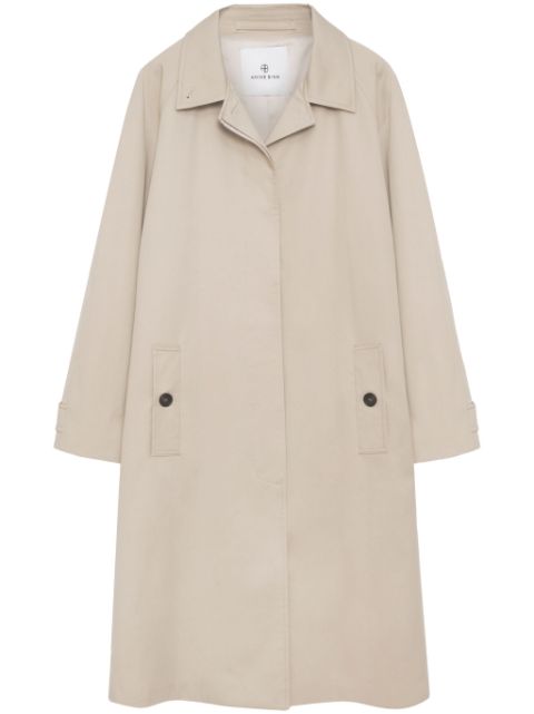 ANINE BING Randy cotton trench coat 