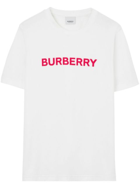 Cheap Burberry logo-print cotton T-shirt Women