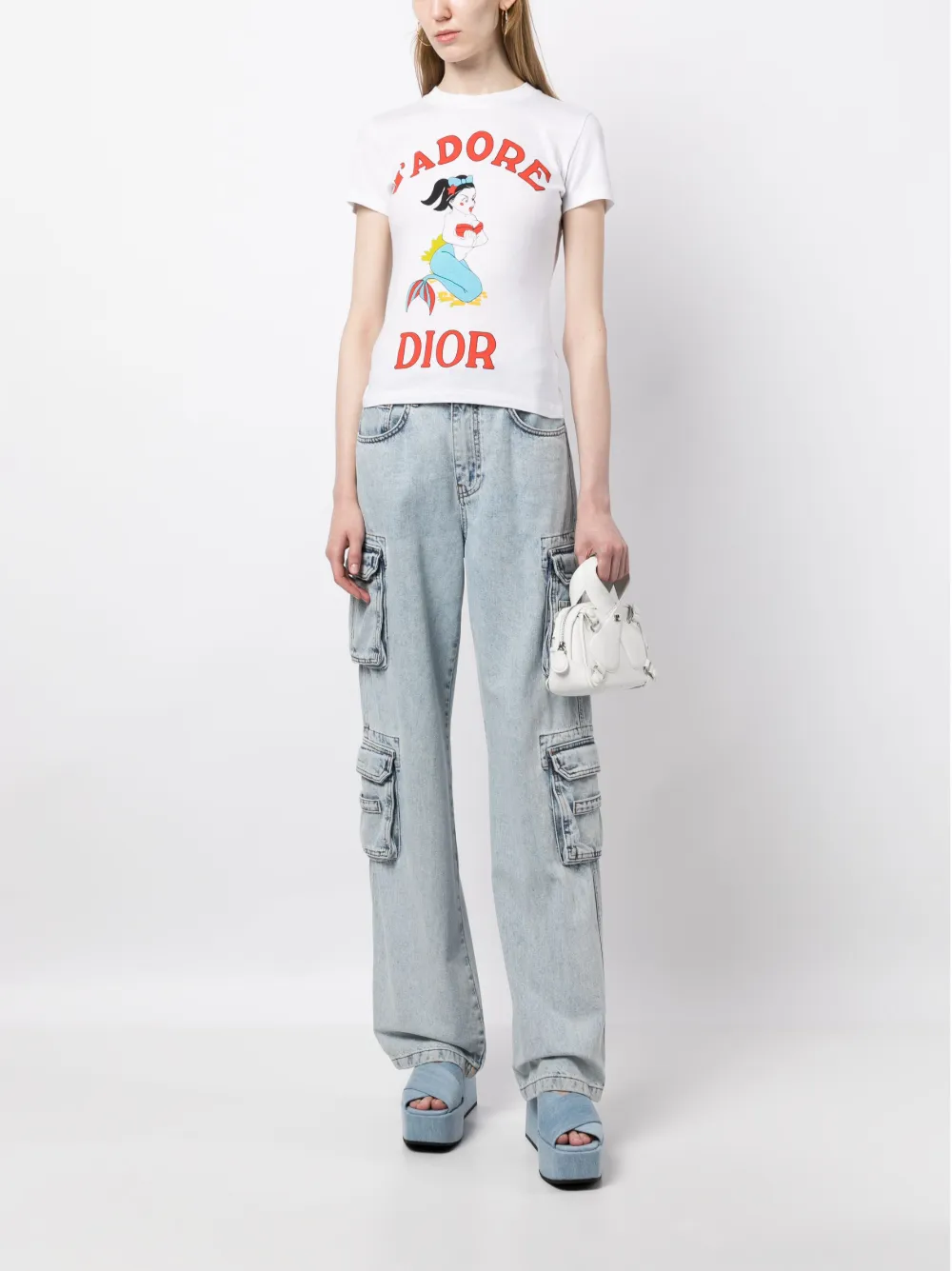 Christian Dior 1990-2000s pre-owned T-shirt met print - Wit