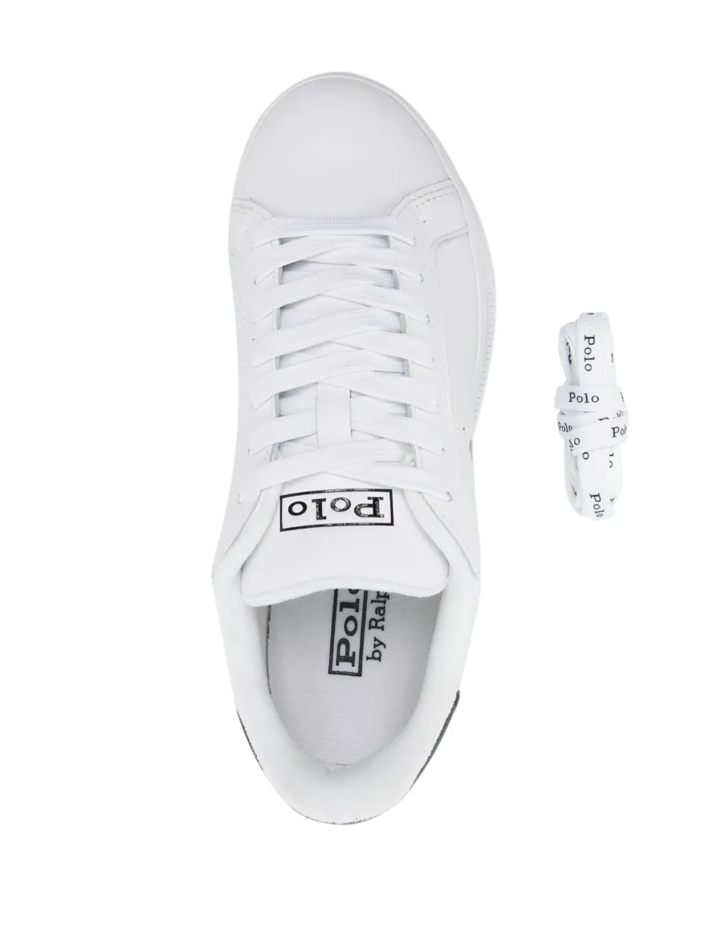 Polo Ralph Lauren Heritage Court Ii Lace-up Sneakers In 白色