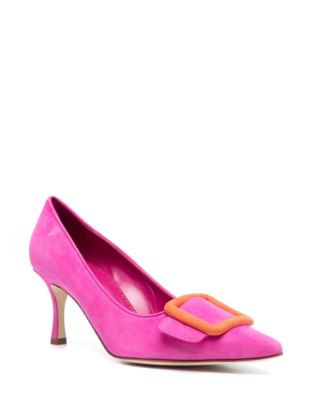 Manolo Blahnik Maysale 70mm pumps - Roze