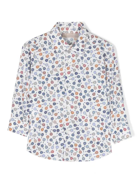 La Stupenderia graphic-print cotton shirt 