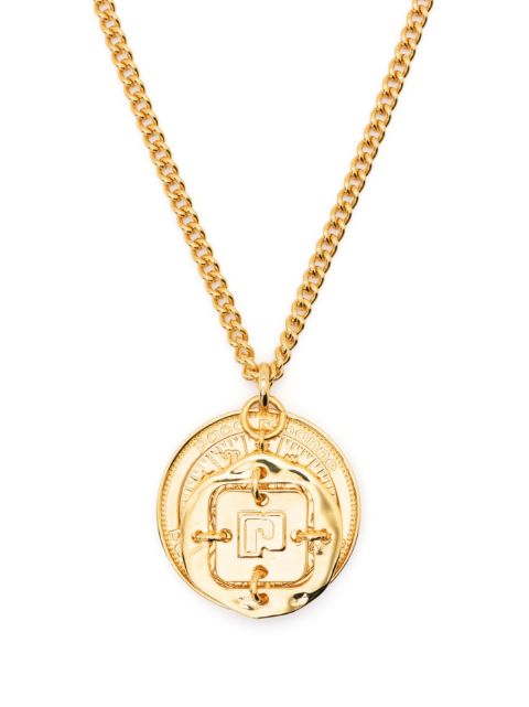 Rabanne medallion pendant necklace