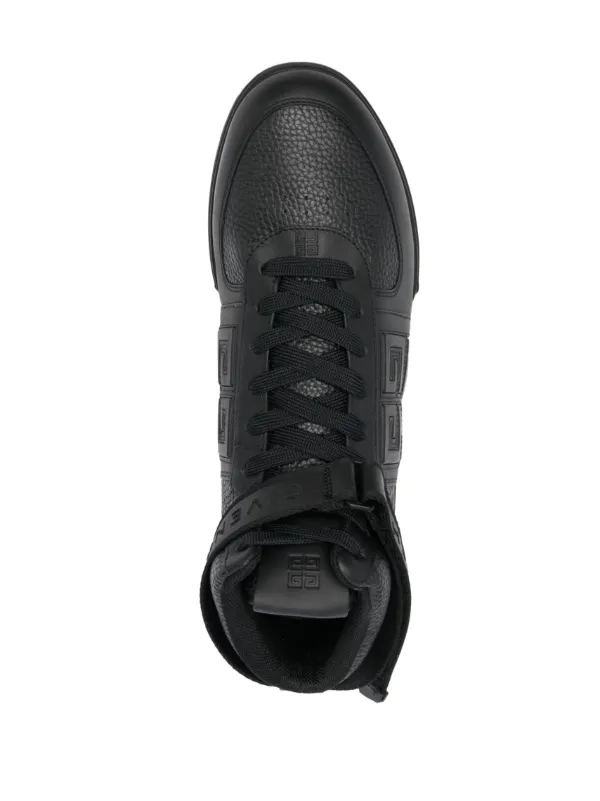 Givenchy G4 logo-patch hi-top Sneakers | Black | FARFETCH