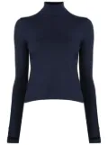 Gloria Coelho high-neck top - Blue