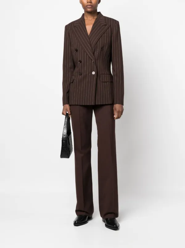 Ralph Lauren Collection Safford ストライプ ジャケット | ブラウン