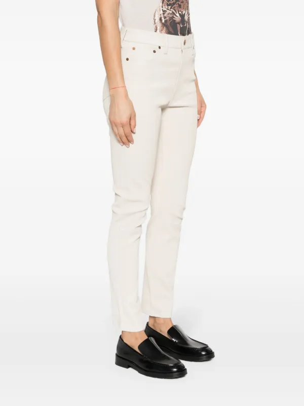 Polo Ralph Lauren レザー スリムパンツ - Farfetch 