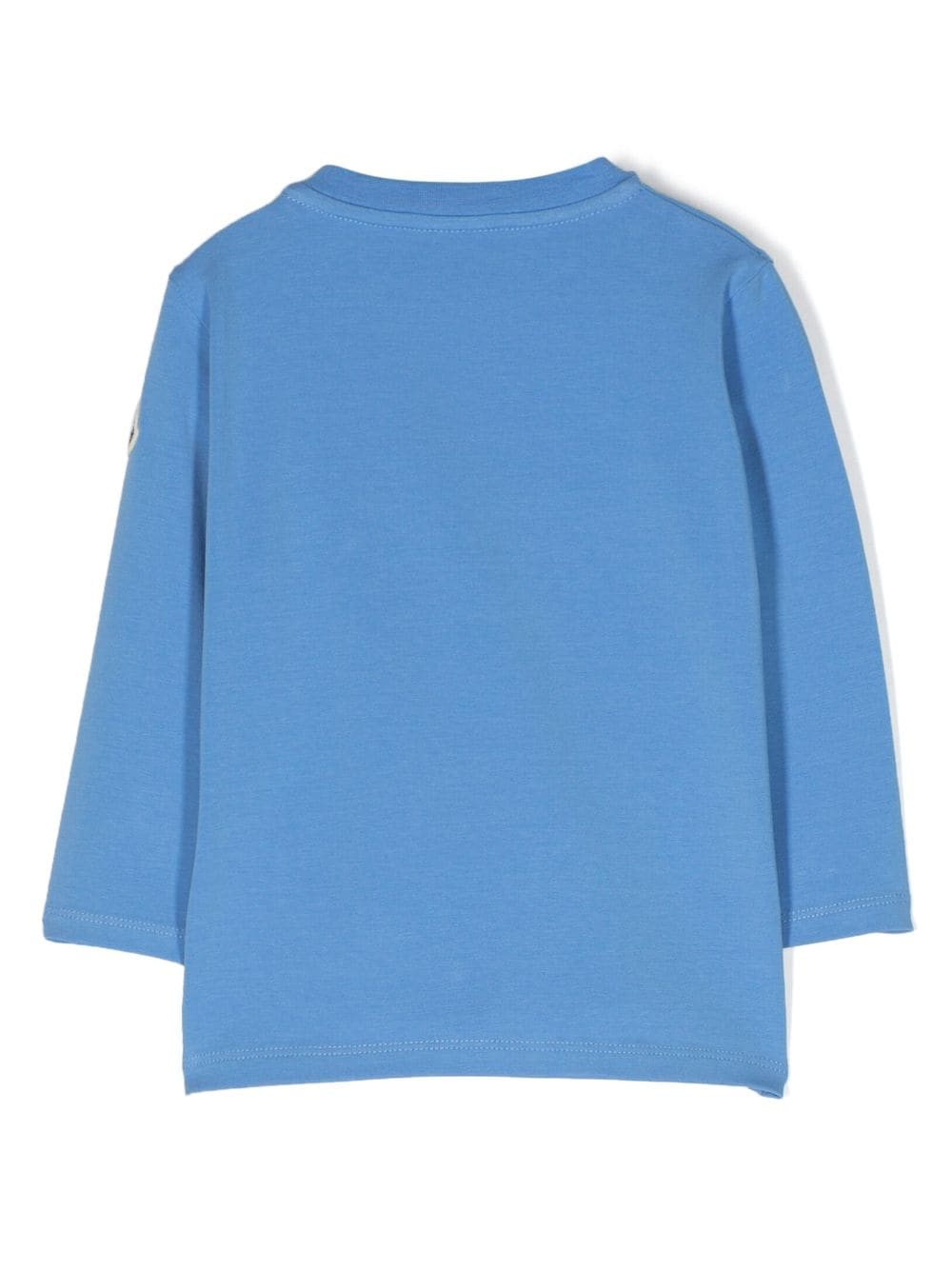 Image 2 of Moncler Enfant logo-embossed crew-neck sweatshirt