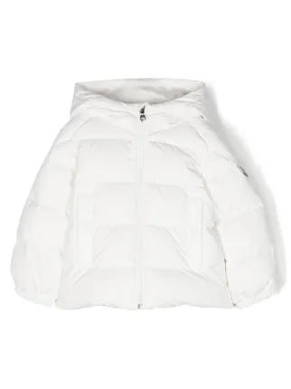 Moncler Enfant Eric ダウンジャケット | ホワイト | FARFETCH JP