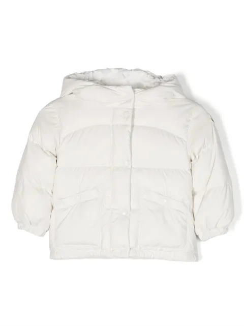 Moncler Enfant Ebre logo-embroidered padded jacket