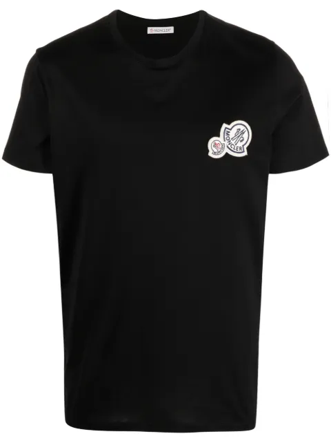 Moncler logo-patch cotton T-shirt