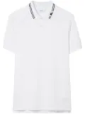 Burberry Equestrian Knight-embroidered polo shirt - White