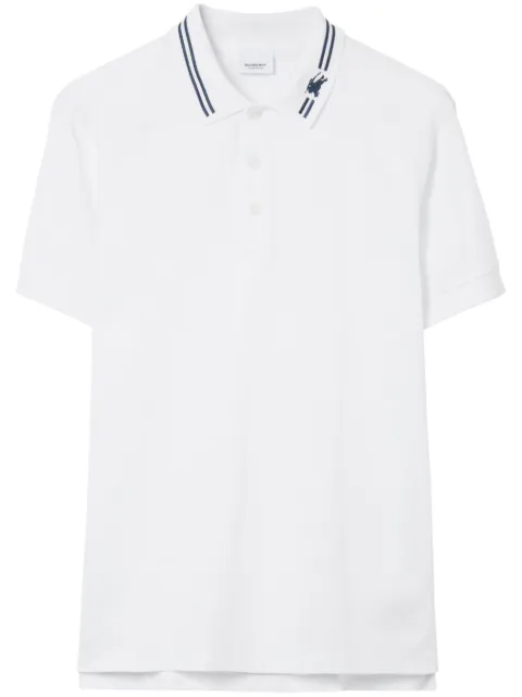 Burberry Equestrian Knight-embroidered polo shirt Men