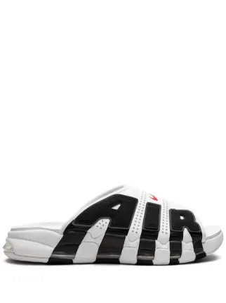 Nike Air More Uptempo Slides | White | FARFETCH Nike Air More Uptempo Slides | White | FARFETCH