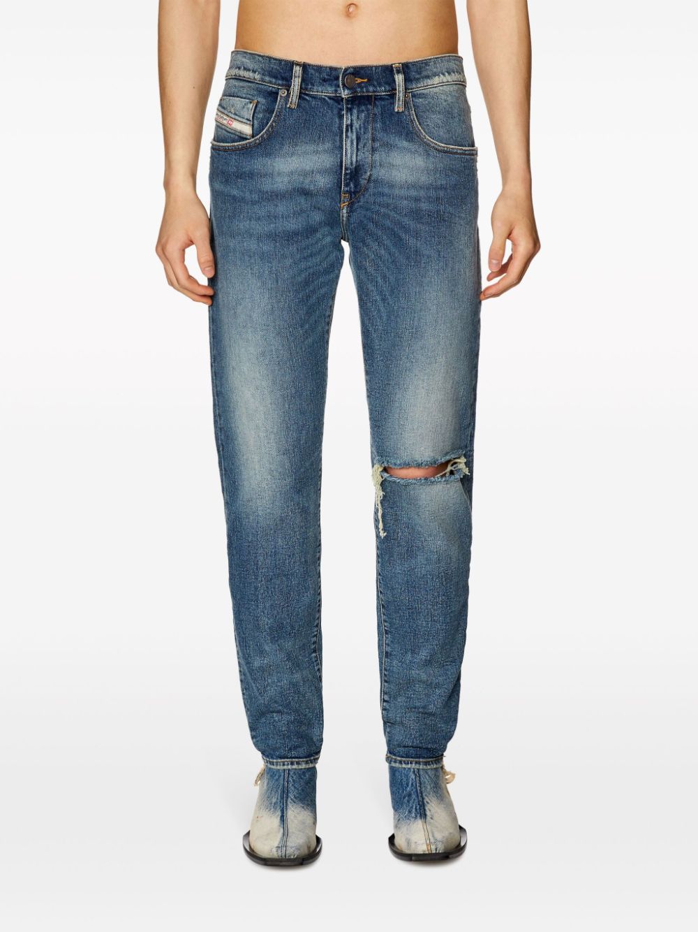 Diesel 2019 D-Strukt 007M5 slim-cut jeans Men