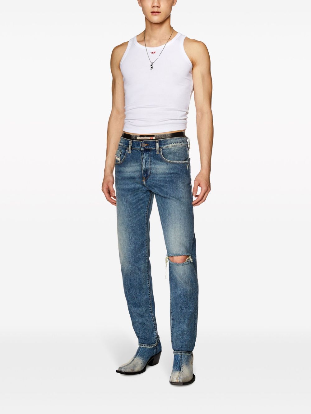 Diesel 2019 D-Strukt 007M5 slim-cut jeans Men