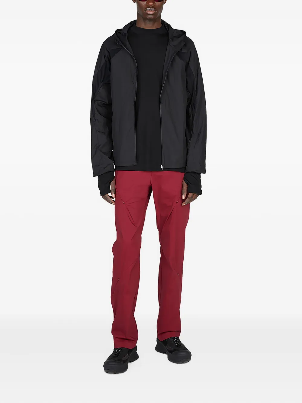Post Archive Faction panelled pocket trousers Rood