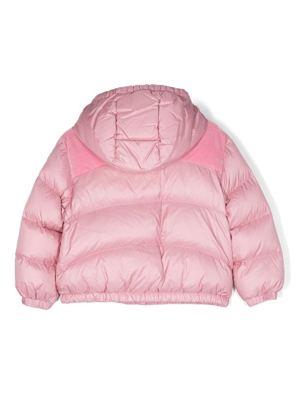 Moncler Enfant Isa ベロアパネル ダウンジャケット - Farfetch