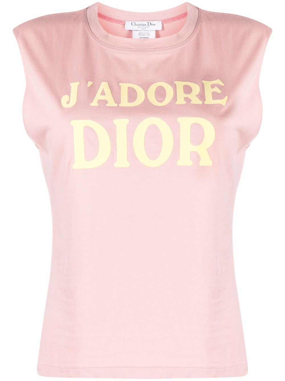 Christian Dior 1990-2000s pre-owned J'Adore Dior Tank Top - Farfetch