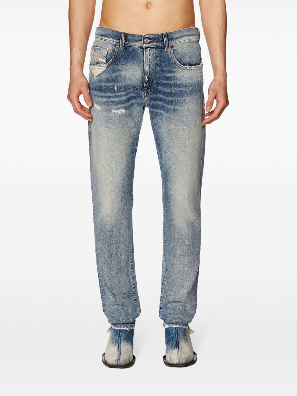 Diesel 2019 D-Strukt 007Q3 slim-cut jeans Men