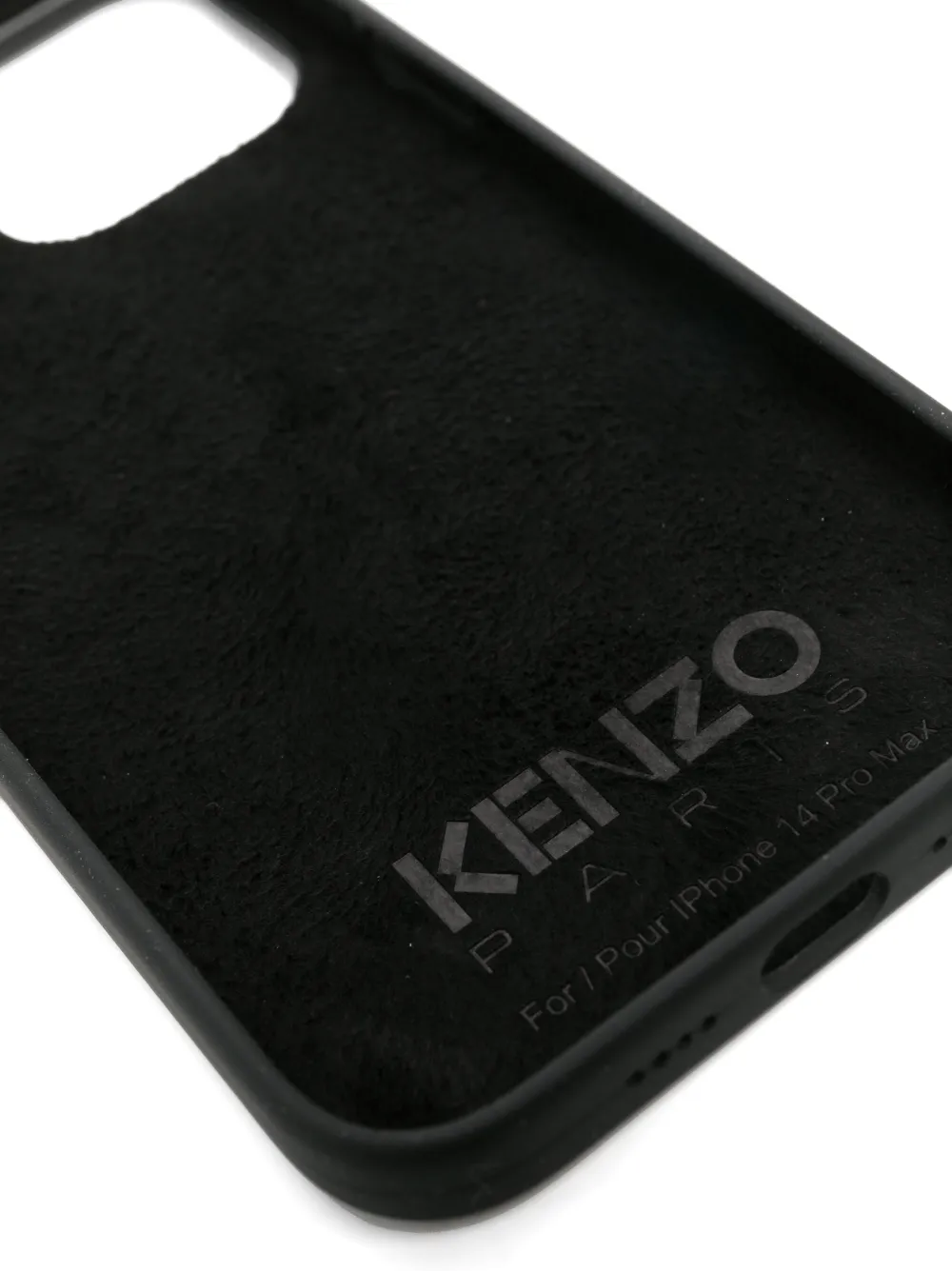 Shop Kenzo Logo-print Iphone 14 Pro Max Case In Black