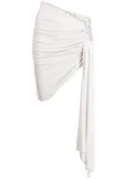 Christopher Esber Arced Palm draped miniskirt - Neutrals