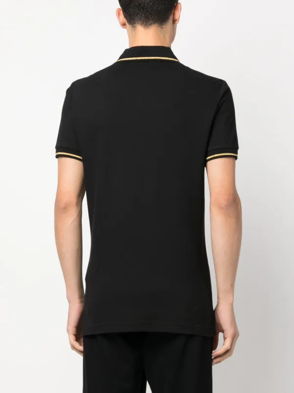 Versace Jeans Couture ロゴ ポロシャツ | ブラック | FARFETCH JP