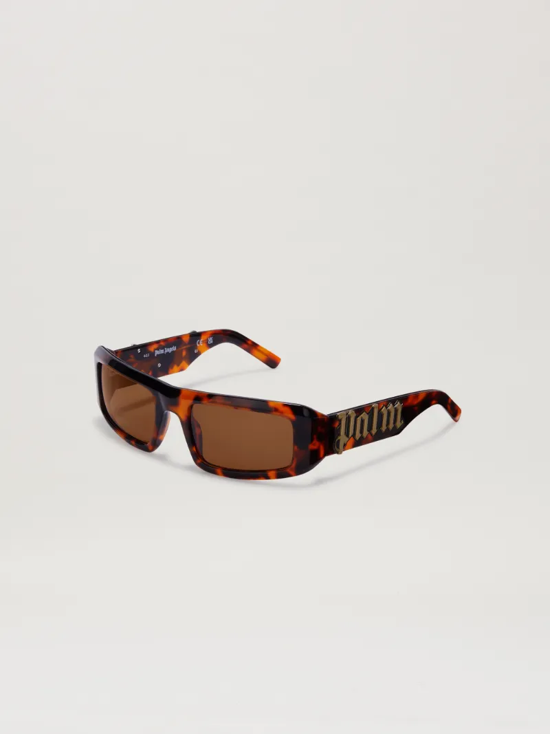 Kerman Sunglasses in brown Palm Angels® Official