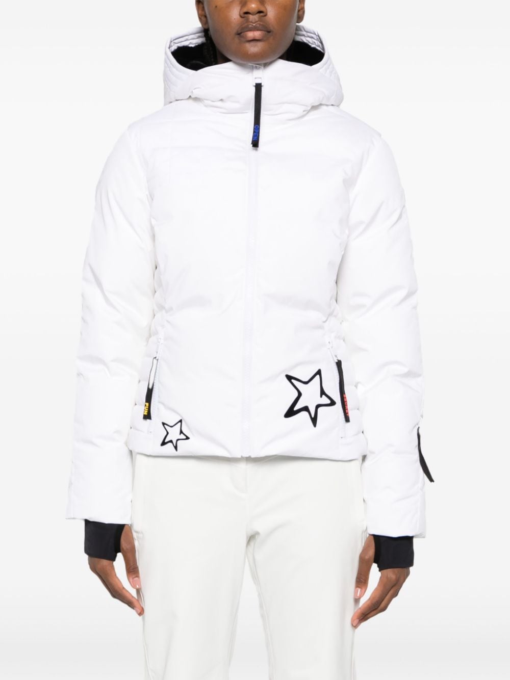 Shop Rossignol Jcc Stellar Down Ski Jacket In White